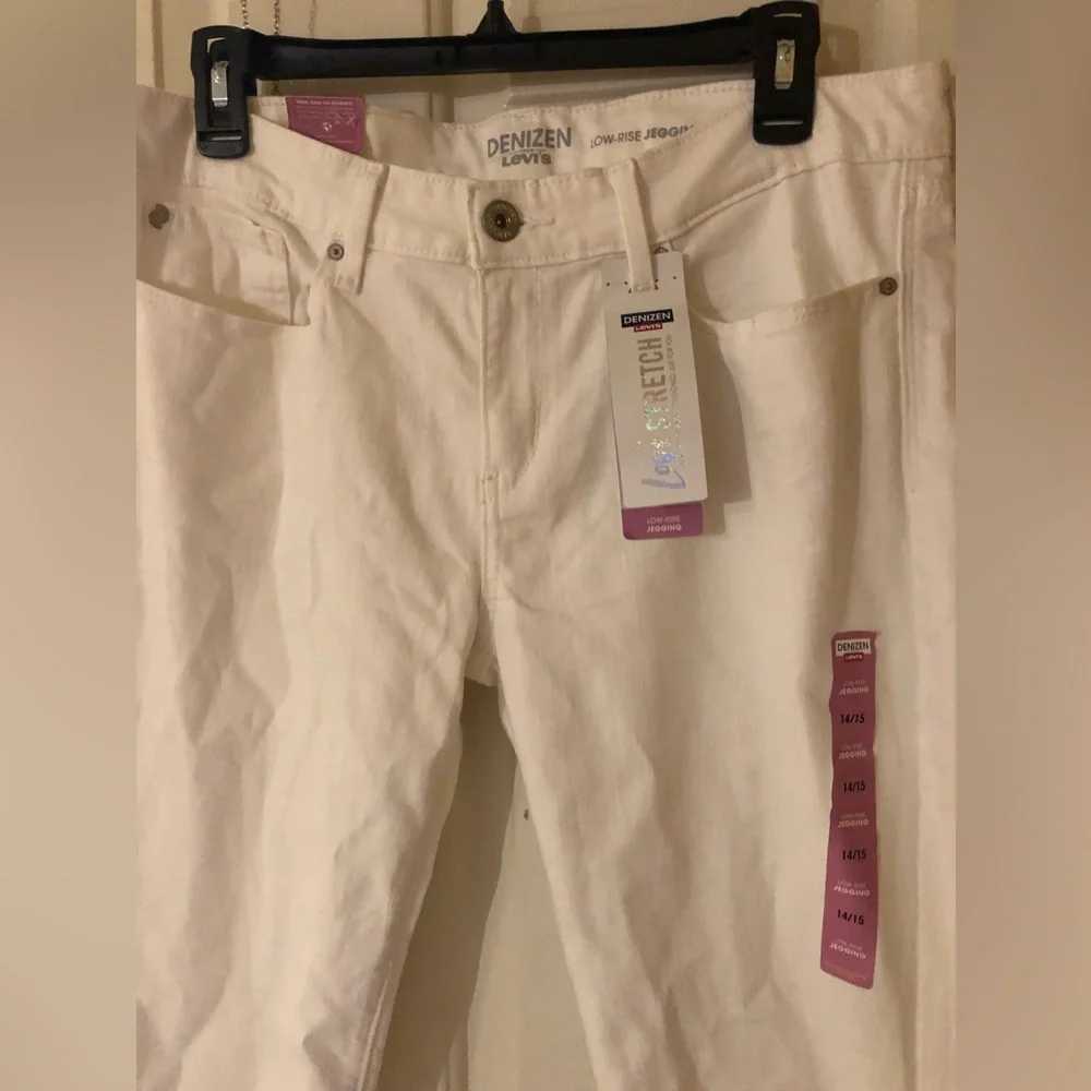 Junior Denim Jeggings by DENIZEN from Levi’s low-rise jeggings  Size 14/15 - Picture 9 of 15